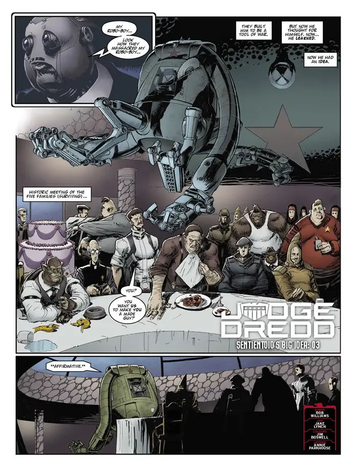Judge Dredd: Sentientoid's Big Idea