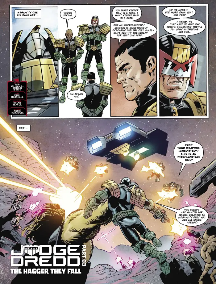Judge Dredd: The Hagger They Fall