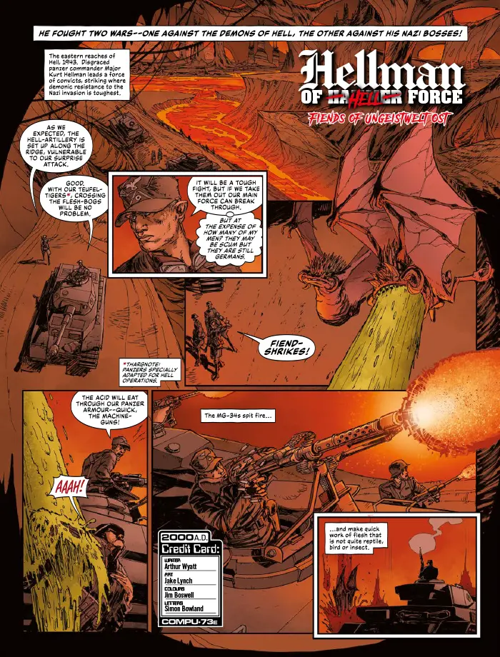 Hellman of Hell Force: Fiends of Ungeistwelt Ost