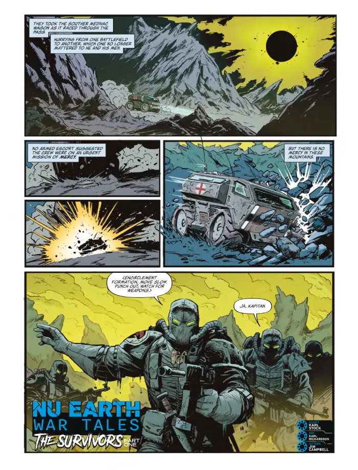 Nu Earth War Tales: The Survivors part one