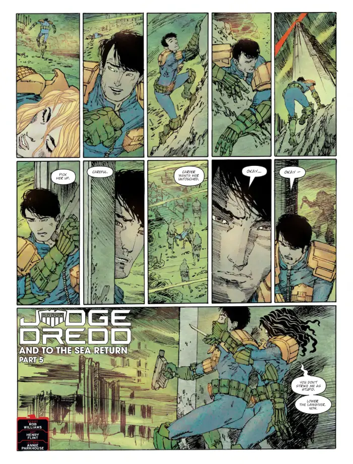 Judge Dredd: And to the Sea Return part five