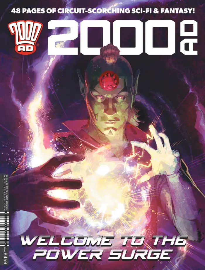 2000 AD Prog 2456 cover by MIKE DOWLING