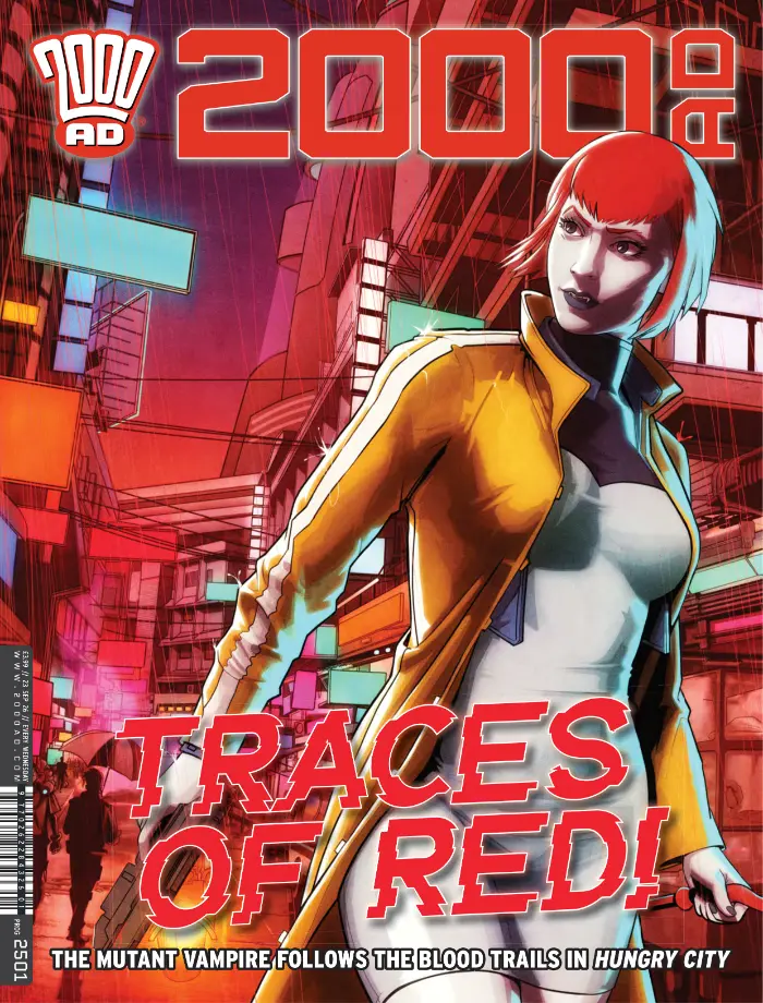 2000 AD Prog 2501 cover by Lee Carter