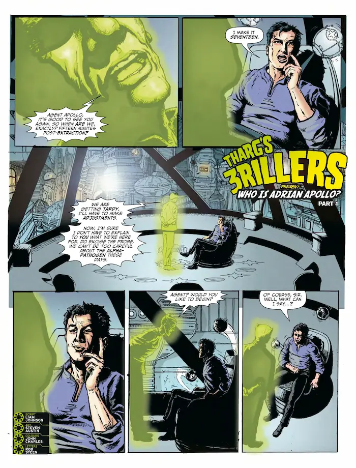 Tharg's 3rillers: Who is Adrian Apollo?