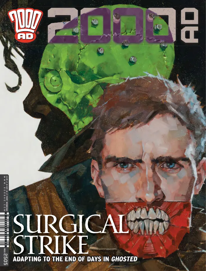 2000 AD Prog 2505 cover by Simon Davis