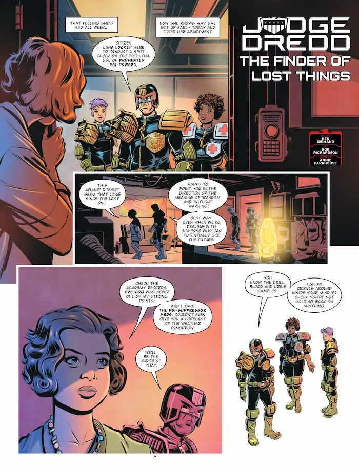 Judge Dredd: The Finder of Lost Things