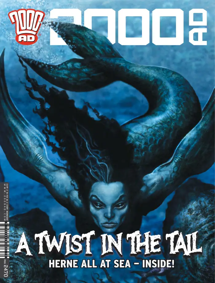 2000 AD Prog 2470 cover by Clint Langley