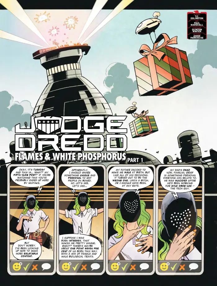 Judge Dredd: Flames and White Phosphorous