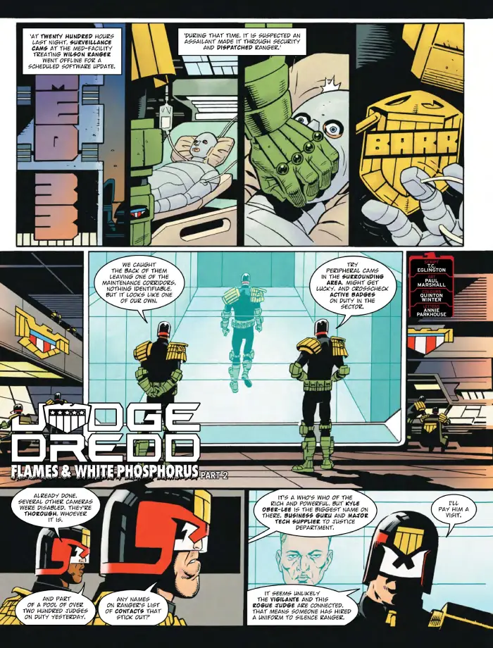 Judge Dredd: Flames and White Phosphorous