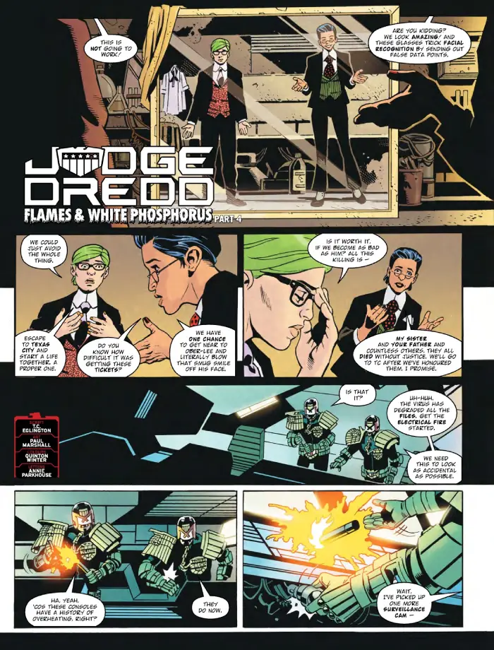 Judge Dredd: Flames and White Phosphorous