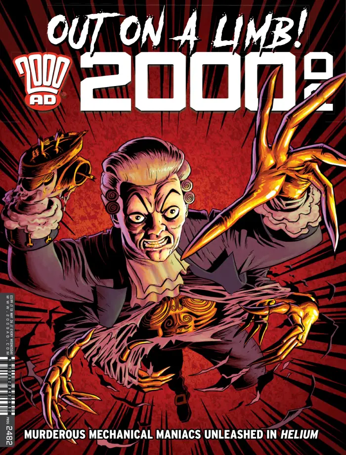 2000 AD Prog 2482 cover by D'Israeli