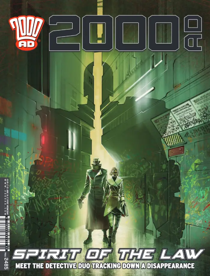 2000 AD Prog 2485 cover by Jake Lynch