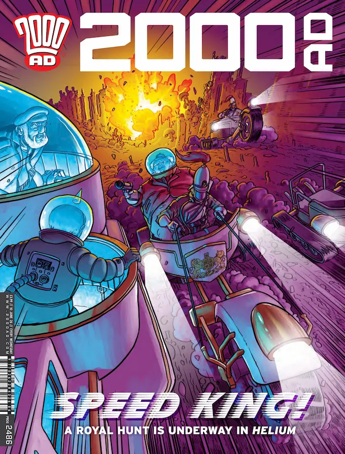 2000 AD Prog 2486 cover by D'Isreali