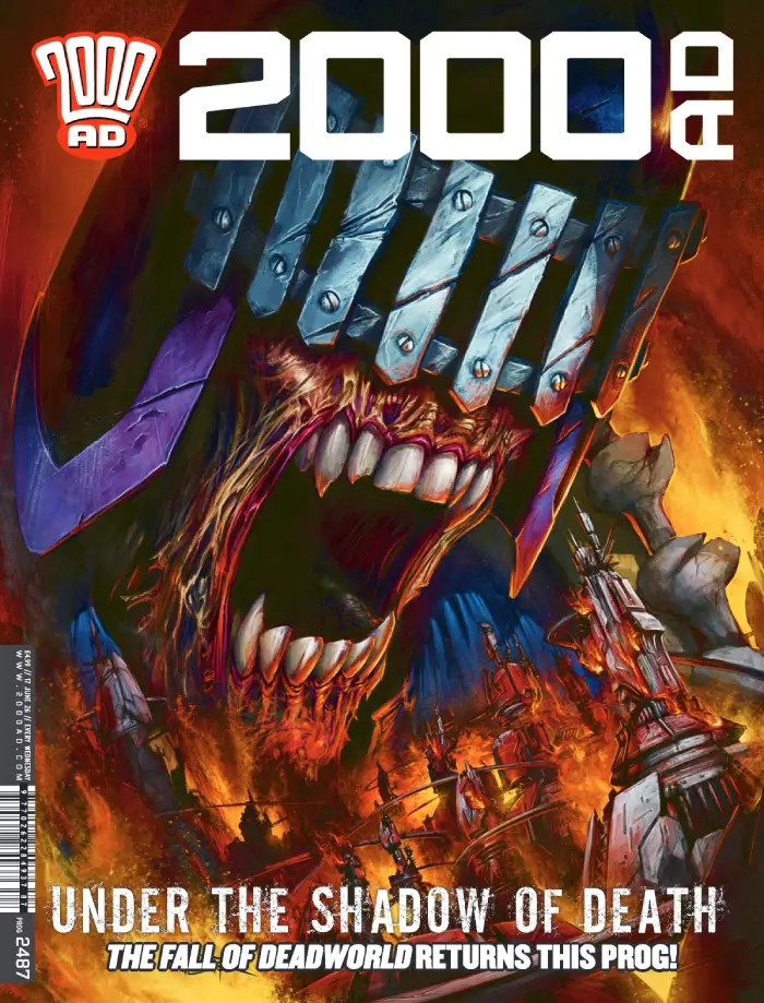 2000 AD Prog 2487 cover by Toby Willsmer