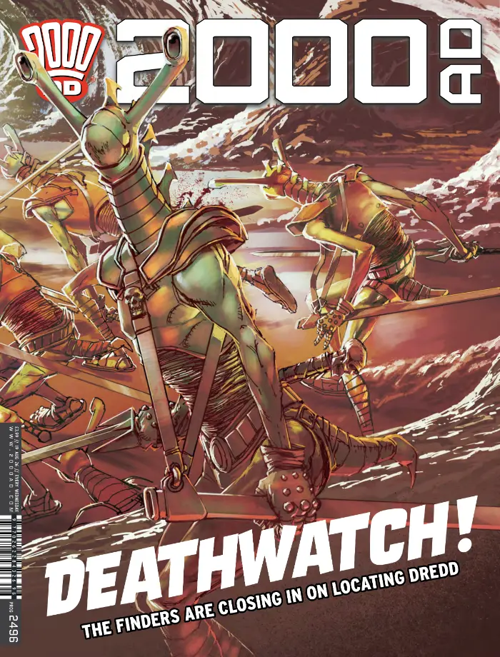 2000 AD Prog 2496 cover by Jake Lynch