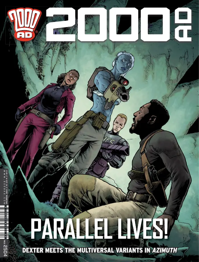 2000 AD Prog 2504 cover by Tazio Bettin