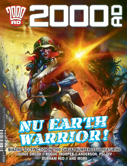 2000 AD Prog 2506 cover by Toby Willsmer