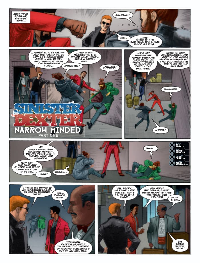 SINISTER DEXTER: NARROW MINDED