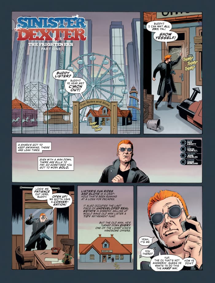 SINISTER DEXTER: THE FRIGHTENERS