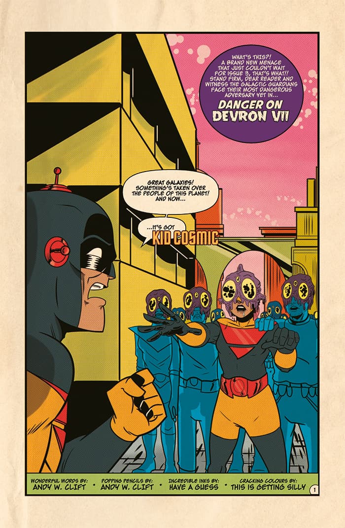 Captain Cosmic issue two preview