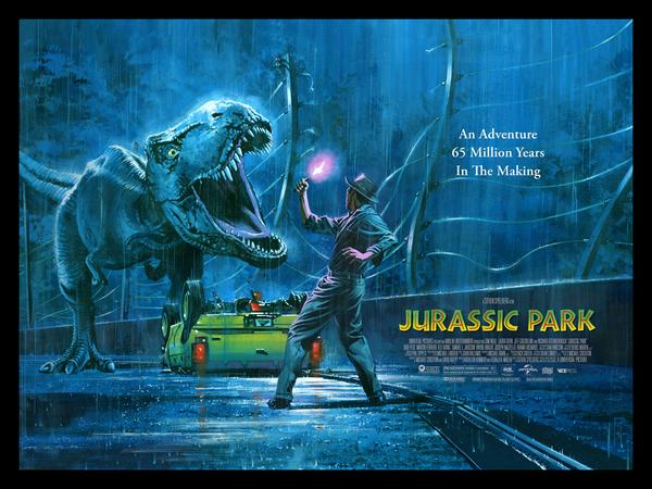 Jurassic Park Quad Variant by Paul Mann