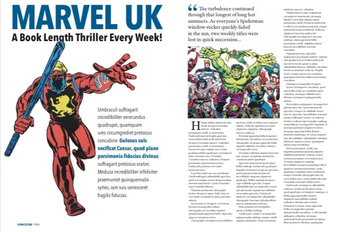 ComicScene History of Comics preview 2