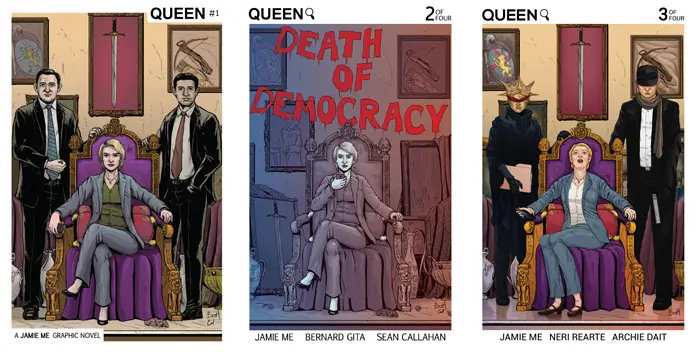 Queen issues 1-3 covers