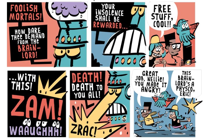 Spookids issue two preview one