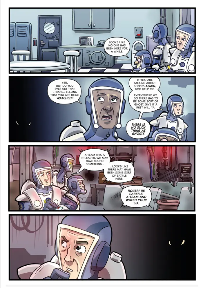Shadows #1 preview page two