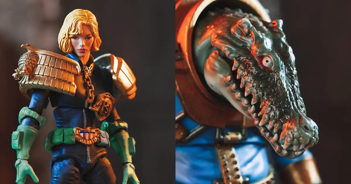 Judge Anderson and Klegg from Hiya Toys