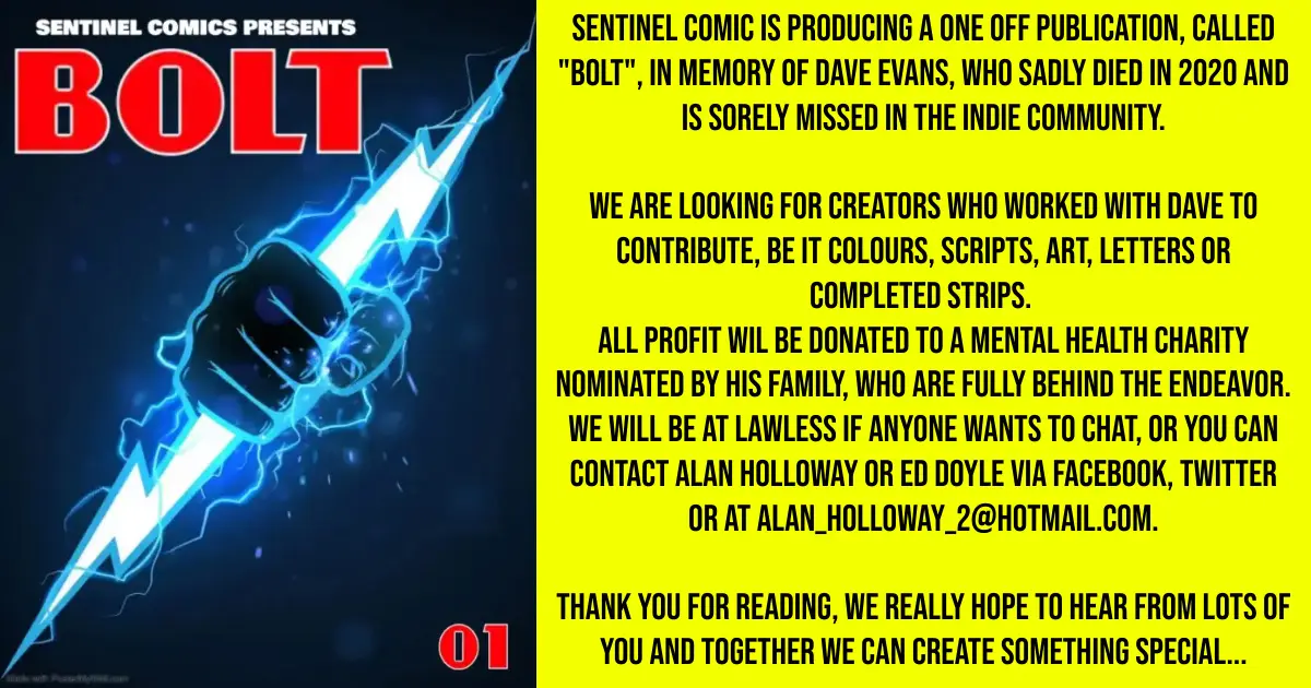 Sentinel Comics Presents BOLT