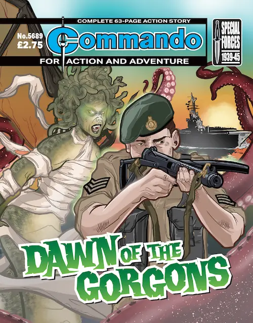 Commando 5689: Action and Adventure: Dawn of the Gorgons!