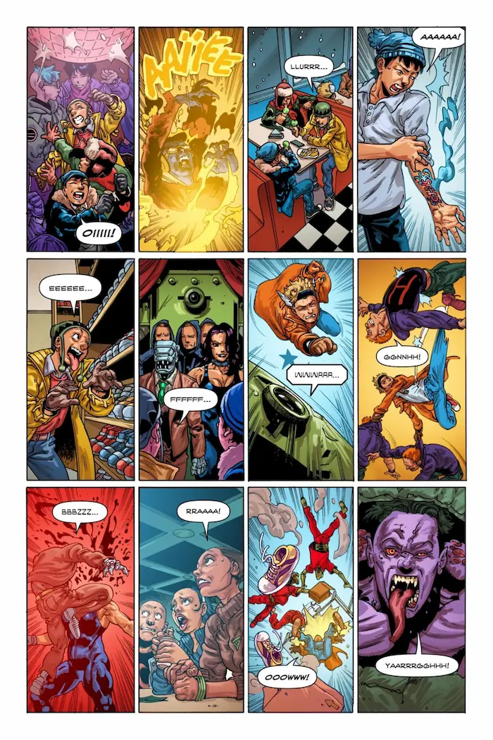 BaadFood issue three preview one