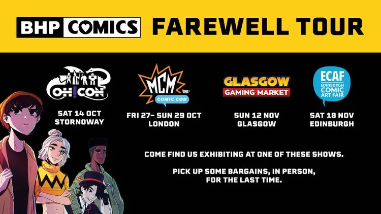 BHP Comics farewell tour