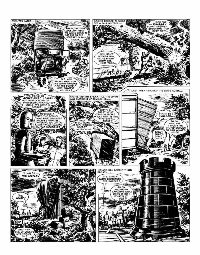 Robot Archie and The Time Machine Preview 2