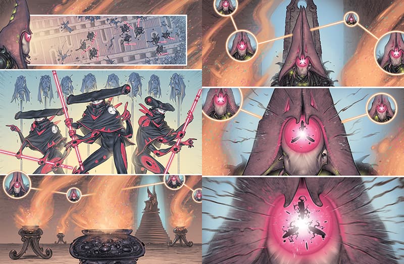 Void Runners pages 3 and 4