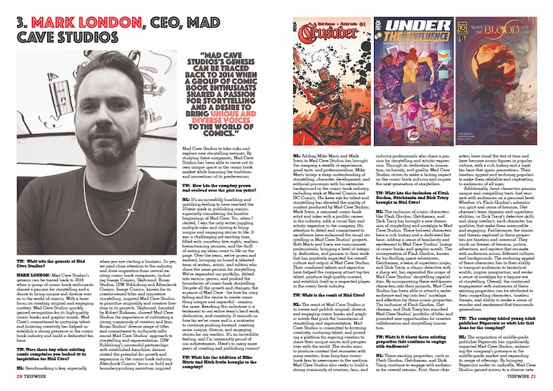 Tripwire's Summer 2024 issue Mad Cave Spread 2