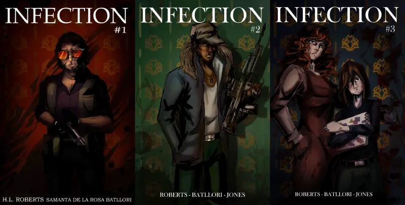 Infection #1-3 covers