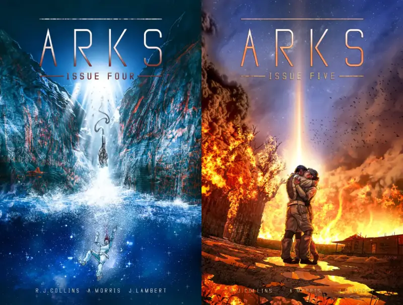 Arks #4 and #5 covers