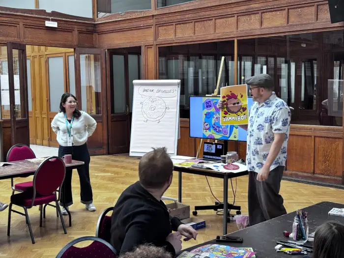 Photo from British Comics Now in Brussels 4