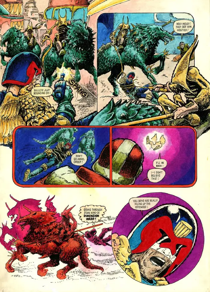 Carlos Ezquerra's Judge Dredd Apex Edition preview four