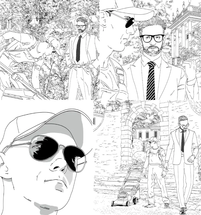 Harker: The Fourth Man - page 8 panel panels