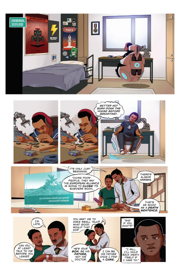 Hyena Man #1 preview two