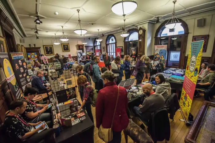 Inside a LICAF event at Kendal