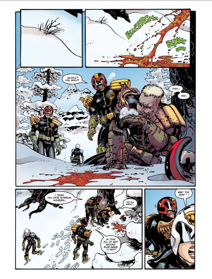 Judge Dredd: Rend & Tear with Tooth & Claw preview one