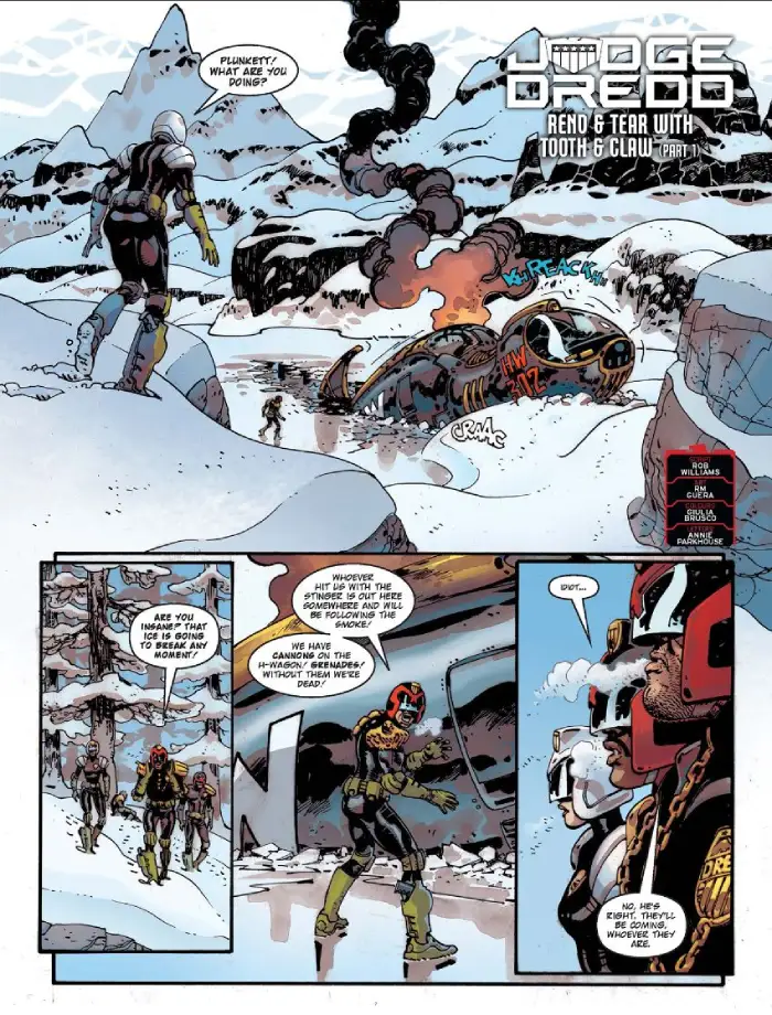 Judge Dredd: Rend & Tear with Tooth & Claw preview two