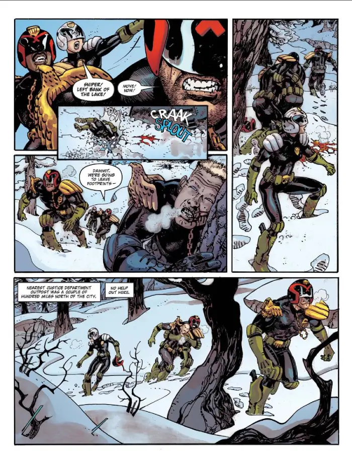 Judge Dredd: Rend & Tear with Tooth & Claw preview four