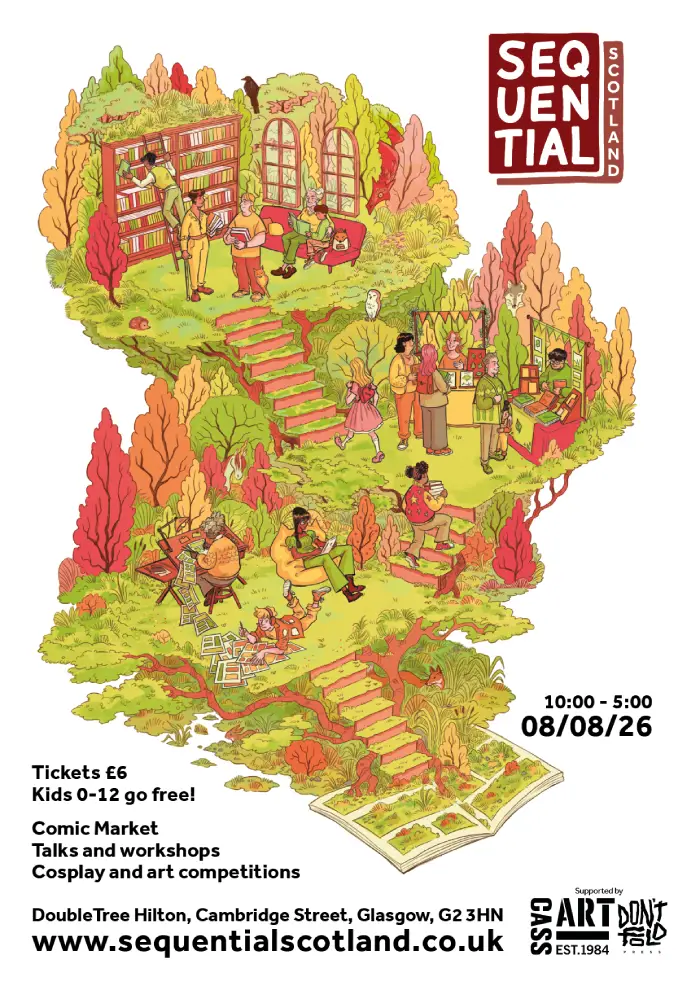 Sequential Scotland 2026 poster by Fran Morton