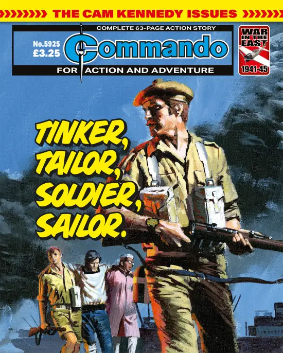 Commando 5925 (For Action and Adventure): Tinker, Tailor, Soldier, Sailor.