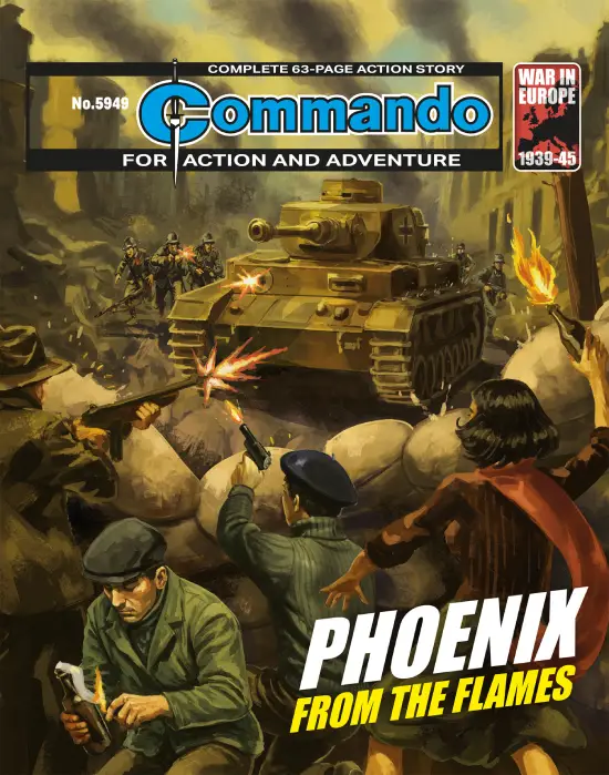 Commando 5949 (For Action and Adventure): Phoenix From The Flames